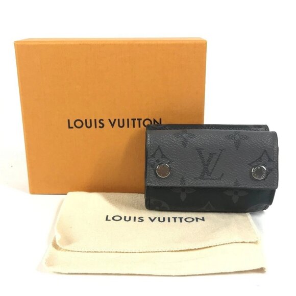 LOUIS VUITTON M45417 MonogramEclipse DiscoveryCompact Compact Trifold wallet